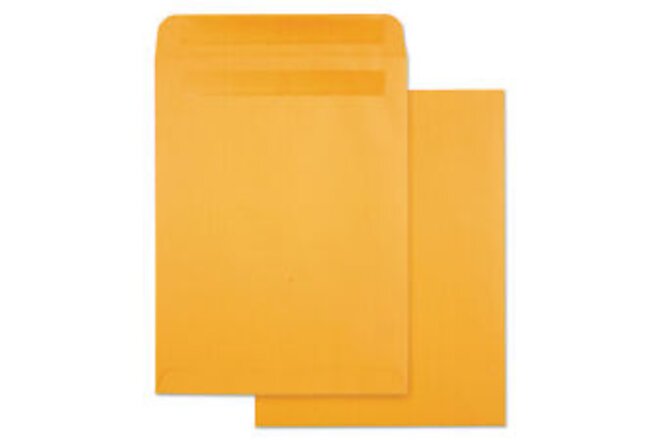 Quality Park High Bulk Self-Sealing Envelopes 9 x 12 Kraft 100 per box 43563