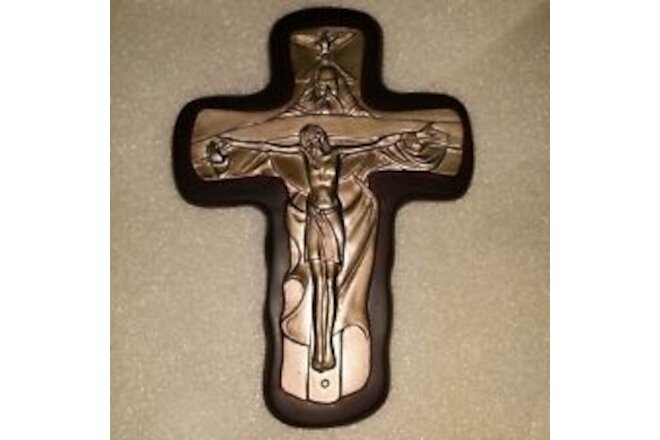 Wall Hanging cross Holy Spirit crucifix Trinity Father God and Son Jesus