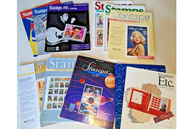 USPS Stamps, Etc Catalogs USPS 1992-1996 Collectors Editions, Stamp Collecting