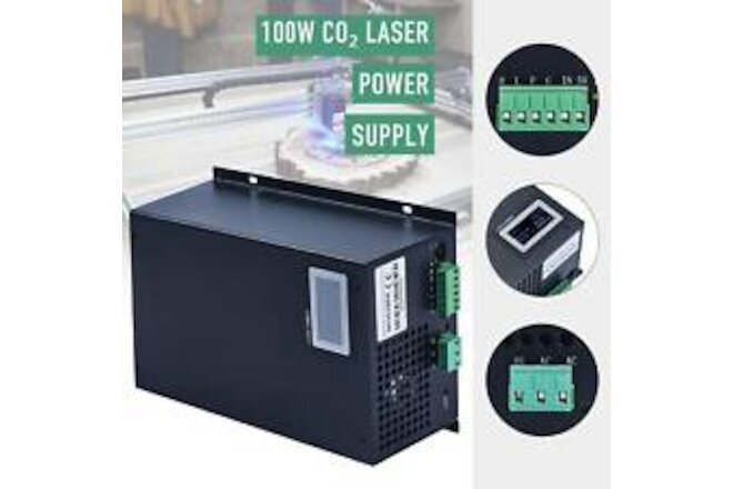100W Laser Power Supply for 80W 100W CO2 Laser Tube Engravers Cutting Machine