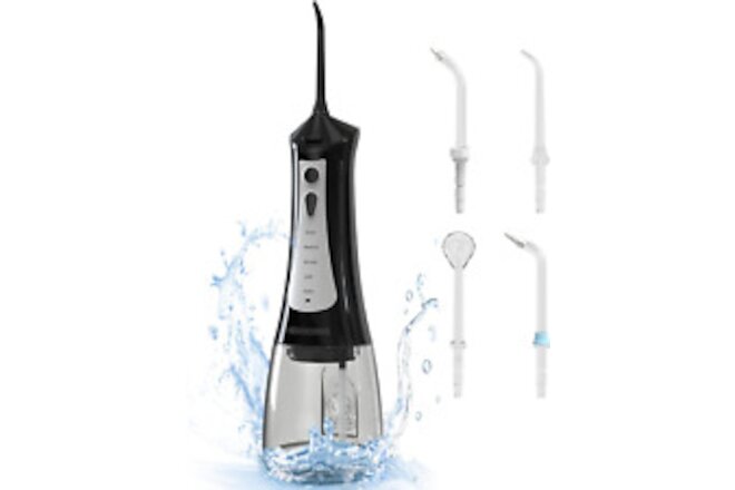 Water Flosser Cordless, Portable Water Dental Flosser Cordless Teeth Cleaner, 30