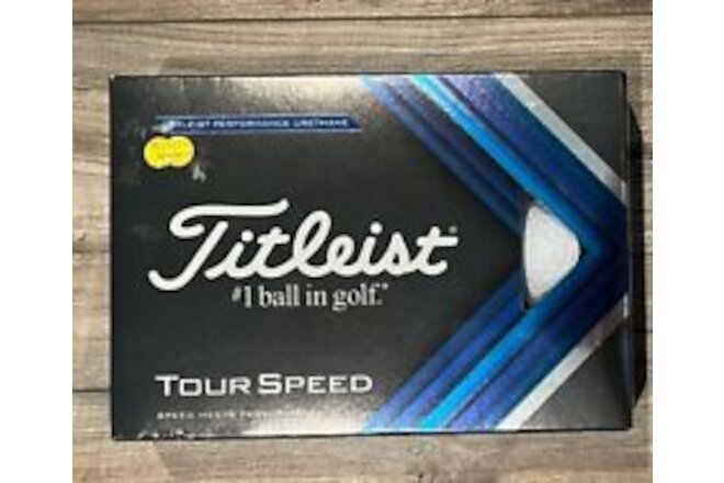 NEW Sealed Titleist Tour Speed Golf Balls White T4051S 12 Pack Dozen