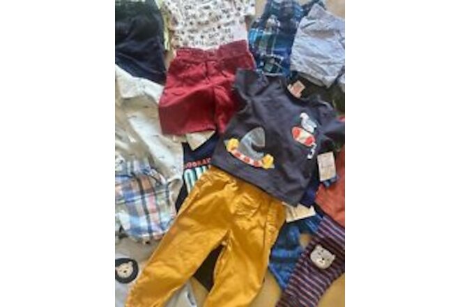 Infant Boys Size 6-12 Month Lot of Mixed Clothes New with Tags LOT of 18