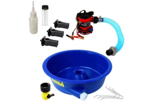 Blue Bowl Fine Gold Recovery with Pump Leg Levelers and More