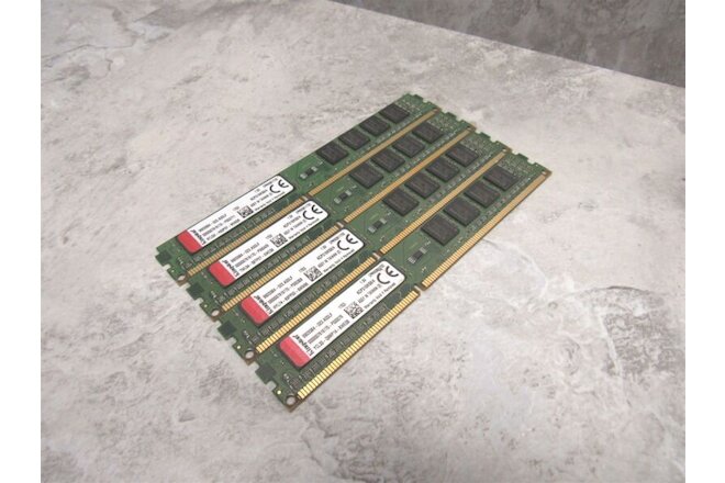4 LOT - Kingston 4GB PC3-12800 1600MHz DDR3 Desktop PC Memory RAM KCP316NS8/4