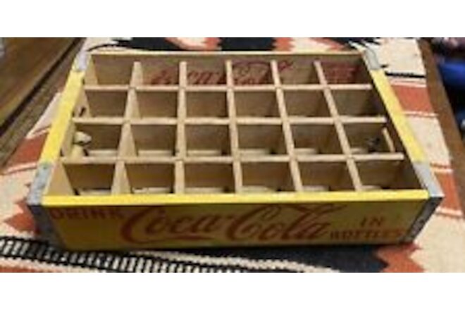 Vintage Coca-Cola Coke Yellow Crate