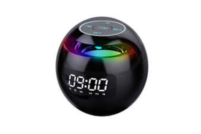 Portable Wireless Alarm Clock Bluetooth Speaker
