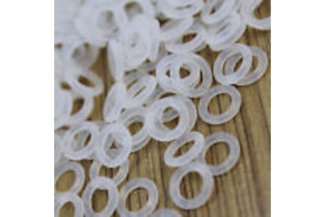 120Pcs/Bag Silicone Rubber O-Ring Switch Dampeners White For Cherry MX Keyboard