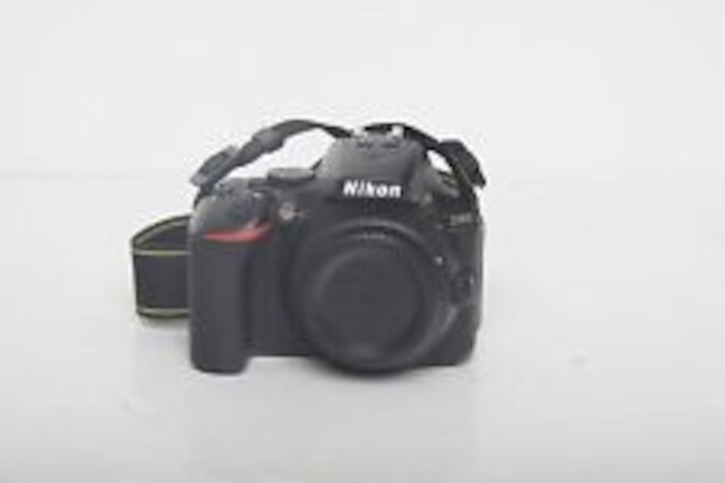 Nikon D5600 24.2MP DX-Format DSLR Digital Camera (1575) (Body Only) - (Black)