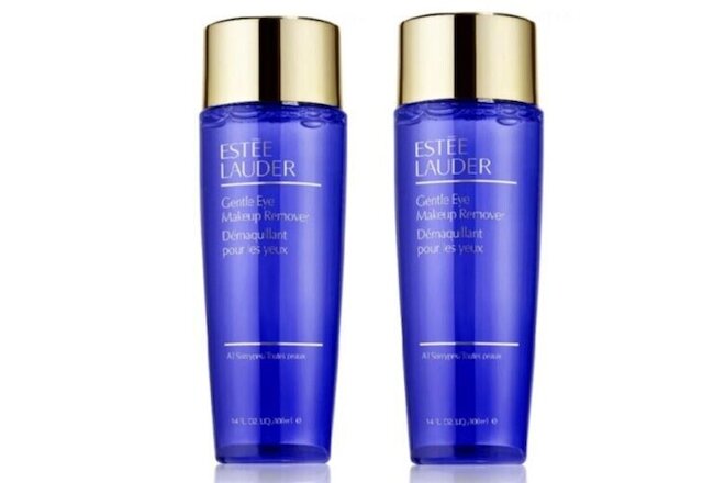 2 x Estee Lauder Gentle Eye Makeup Remover Full Size 3.4oz/100ml Each New