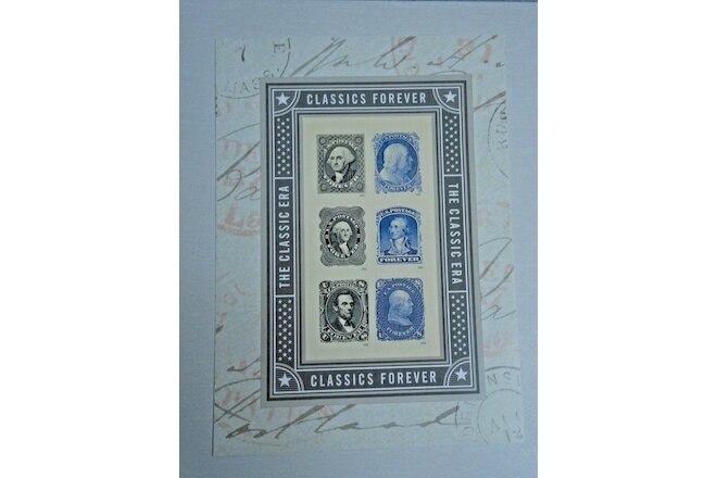 SC 5079 "The Classics Era" (Classics Forever) Pane of 6 Stamps Forever Stamps