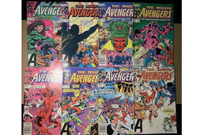 Avengers Comic Lot #s 241,242,243,244,245,246,247,248