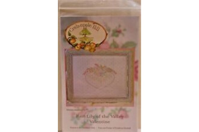 NIP Crab-Apple Hill Pattern #108 LILY OF THE VALLEY VALENTINE Embroidery Transfr