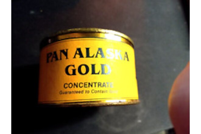 Rare Vintage Pan Alaska Gold Concentrates Circa 1960s Hope, Alaska 1 Of 3 Known