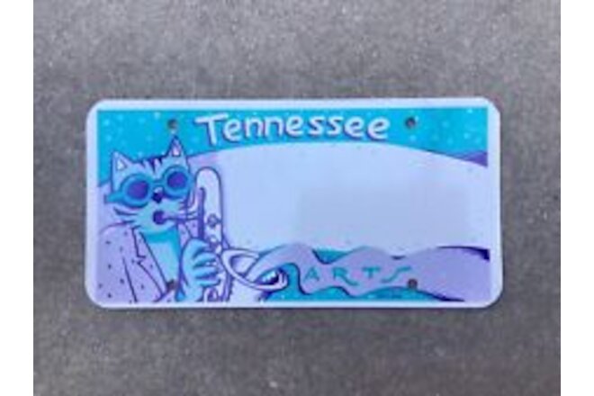 TENNESSEE - ARTS  COMMISSION - LICENSE  PLATE - BLANK
