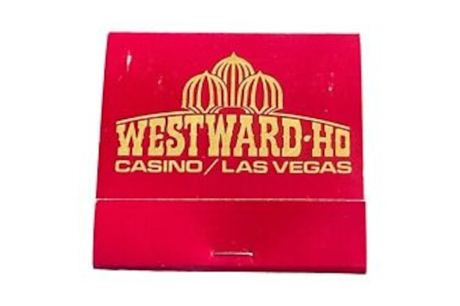 VTG Las Vegas Matchbook Westward Ho Casino Now Defunct In Nevada Unstruck