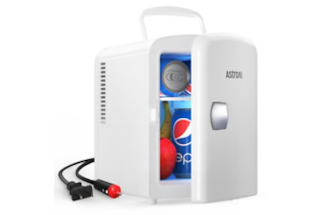 Mini 6 Can 4 Liter Portable Electric Cooler Personal Refrigerator Skincare