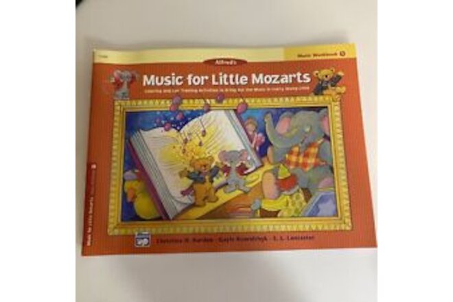 Music For Little Mozarts: Music Workbook 1 Coloring And Ear Training abh
