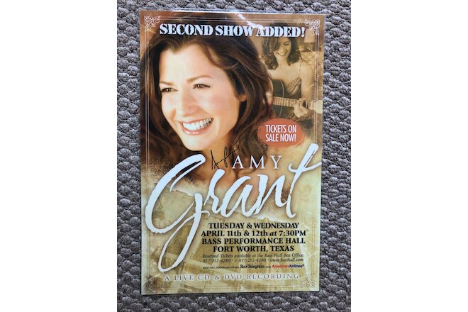 Signed Amy Grant & Avalon Posters—Obtained In Person (Plus Mosaic 1st Ed.)
