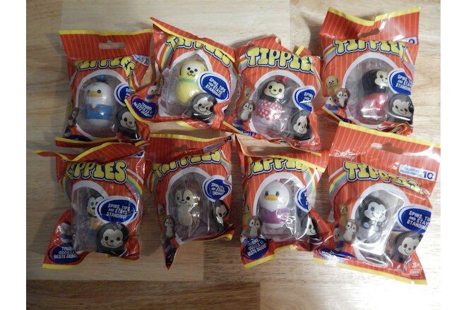 Tippies Lot of 8/Disney Characters