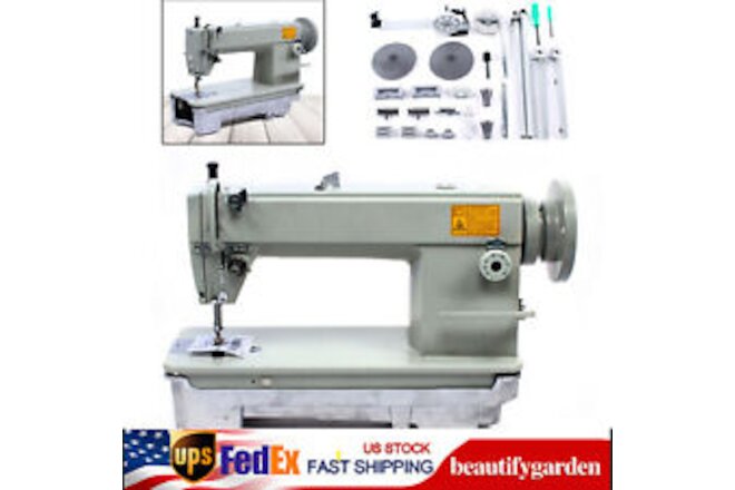 Lockstitch Sewing Machine Heavy-Duty Fabrics Leather Industrial Sewing Machine