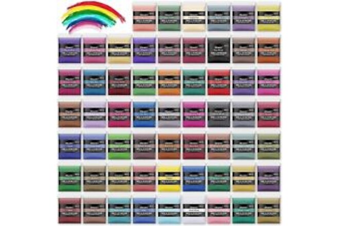 60 Colors Mica Powder-Natural Cosmetic Grade Pigment Powder for Epoxy ResinSoap
