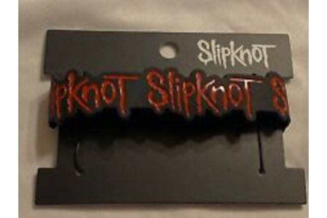 Slipknot Bracelet Black And Red Wrist Band Cory Taylor Metal Band Logo NEW