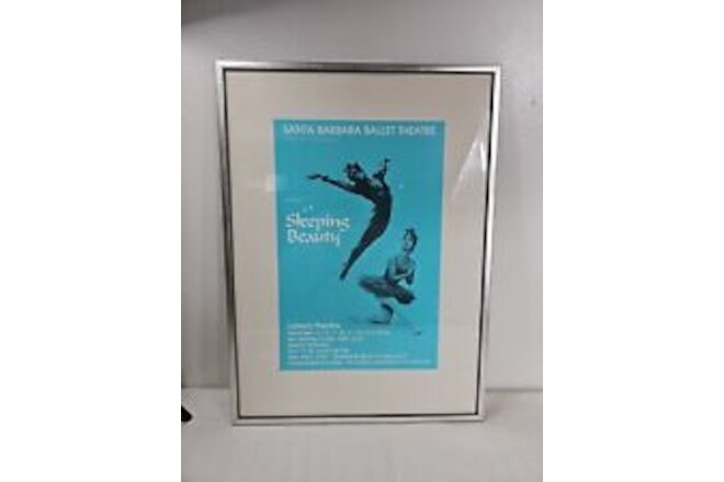 Vintage Poster SANTA BARBARA BALLET THEATRE Tamara Usher, Sleeping Beauty