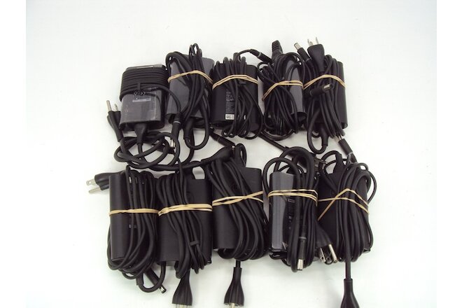 Lot of 10 Genuine Dell 19.5V 3.34A 65W HA65NM130 LA65NM130 Slim Power Adapter