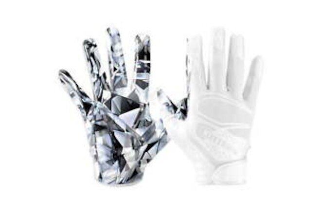 Elite Receiver Gloves White Diamond Youth L/XL