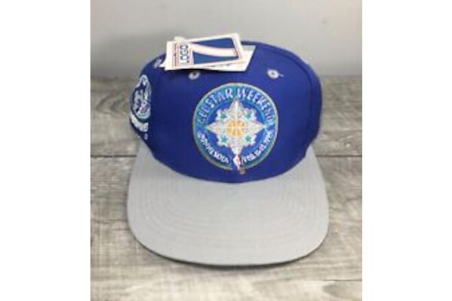 Vintage New Old Stock Logo 7 NBA All Star Timberwolves Snapback Hat Cap 90’s