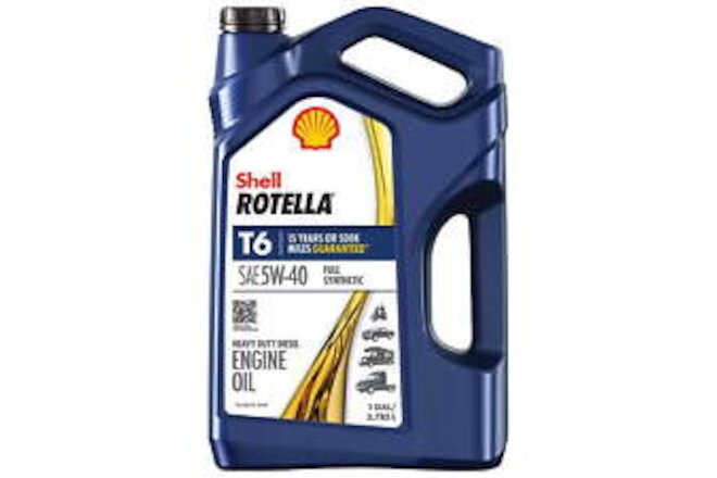 T6 Full Synthetic 5W-40 Diesel Engine Oil, 1 Gallon