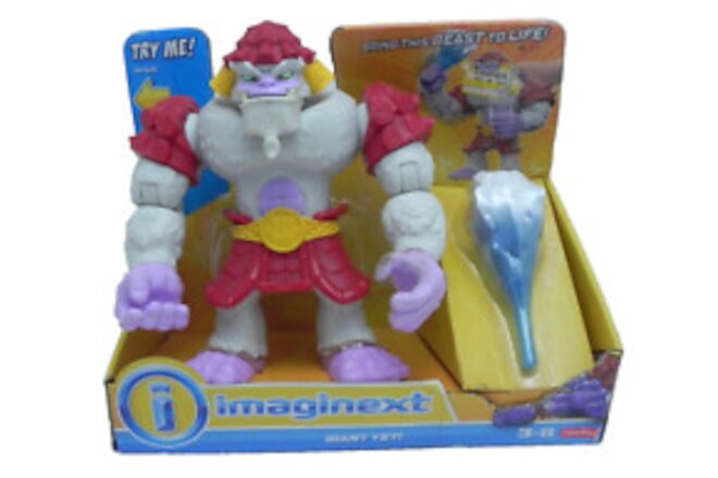 Fisher Price Yeti Imaginext Giant 9” Mouth Chomping Action Figure NRFB