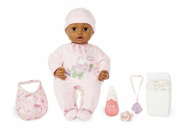 BABY BORN BABY ANNABELL SOFT-BODIED DOLL, BROWN EYES *DISTRESSED PKG