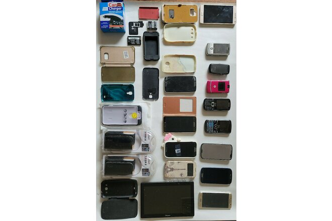 Cell Phones, Cases and etc, Mixed Brand and Mixed items