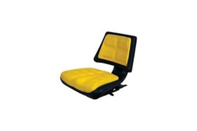 Trapezoid Back Universal Seat with Slide Tracts and Mounting Brackets