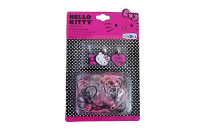 Hello Kitty DIY Loom Rubber Bands 3 Charms & 12 Bracelet Connectors Cra-Z-Loom