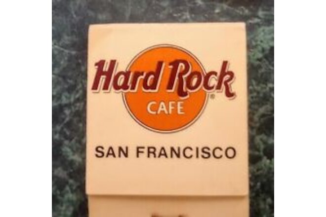 1990's Hard Rock Cafe matchbook with all sticks.