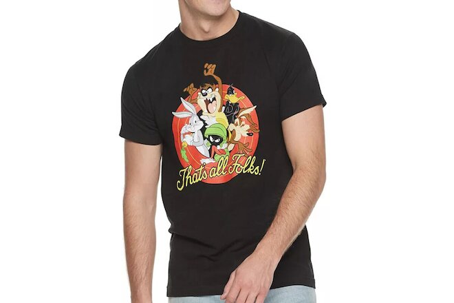 48 PCS Looney Tunes That's All Folks Men's T-Shirt