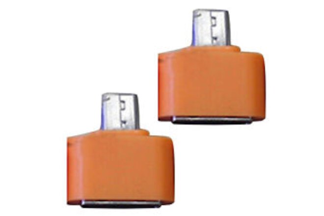 2Pcs Micro USB Male to USB 2.0 Adapter OTG Converter for Android Tablet Phone 67