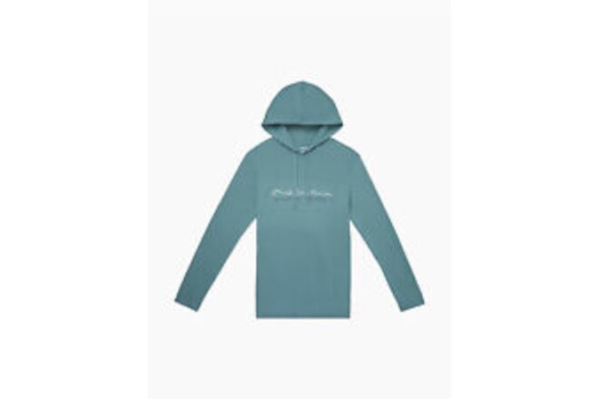 Calvin Klein Unisex Sleepwear Fade Logo Pullover Hoodie , Nghtline , M