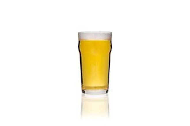 Premium Pint Beer Glasses Set of 4-19Oz Classic British Beer Glass for Craft ...