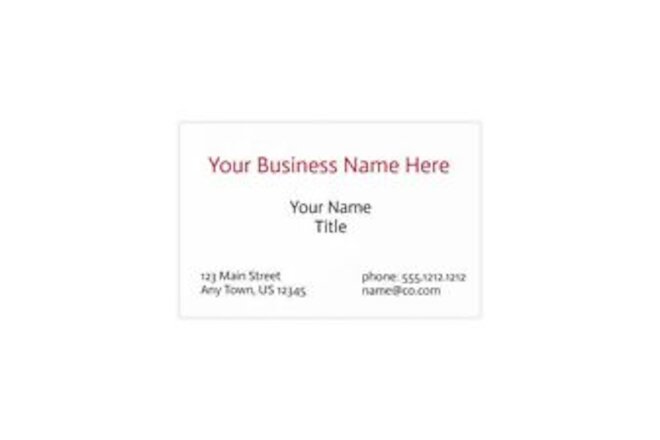 Business Cards, 100pcs 2 sided full color