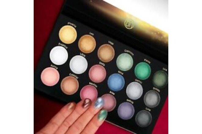 💫 RARE! BH Cosmetics Supernova 18 Color Baked Eyeshadow Palette Highlighter 💫