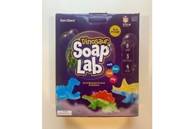 Dan&Darci -Dino/Dinosaur Soap Lab Kit Stem DIY Kids Craft NEW