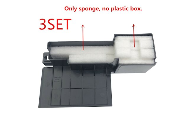 3SET Waste Ink Tank Pad Sponge for Epson ET2500 ET2550 ET2600 ET2650 ME10 ME101