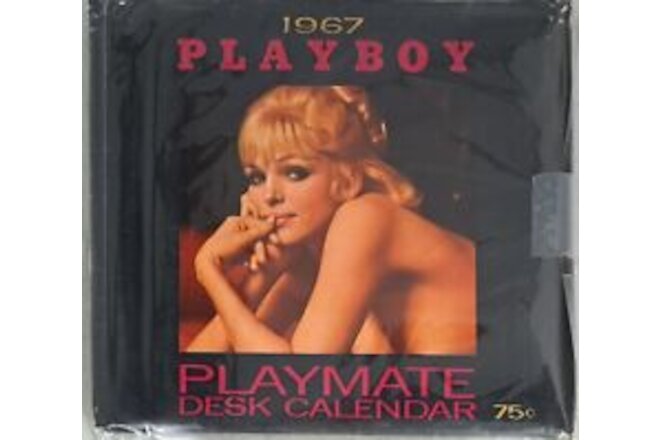 Playboy - PLAYMATE DESK CALENDAR, 1967, Unpunched, With Sleeve, Unused