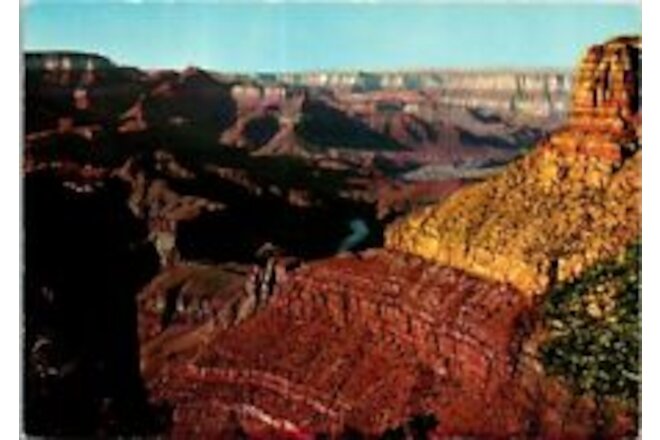 Vtg Arizona Grand Canyon National Park Moran Point Postcard