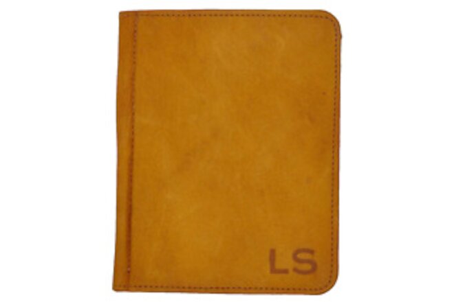 Winston Collection Colombian Leather Scorecard Yardage Holder w/ LS initials