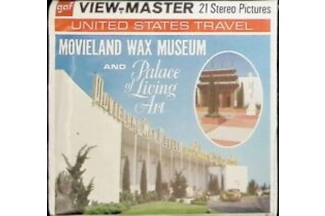 MOVIELAND WAX MUSEUM Buena Park CA 3d View-Master 3 Reel Packet